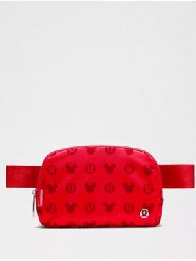 Lululemon x Disney Mickey Mouse Belt Bag Red NWT Everywhere 1L